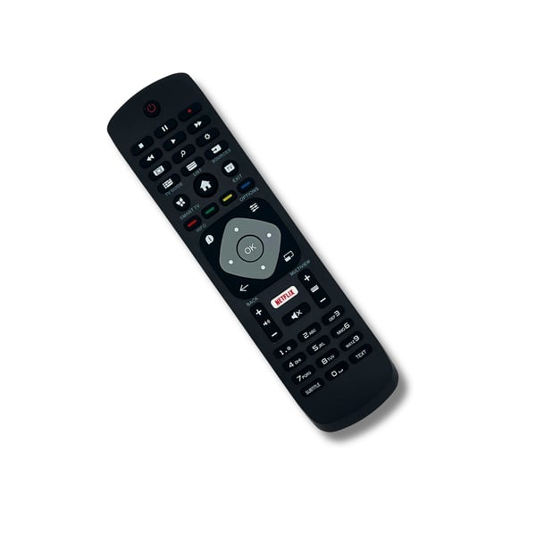 Universell smart-TV-fjernkontroll med Netflix for Philips