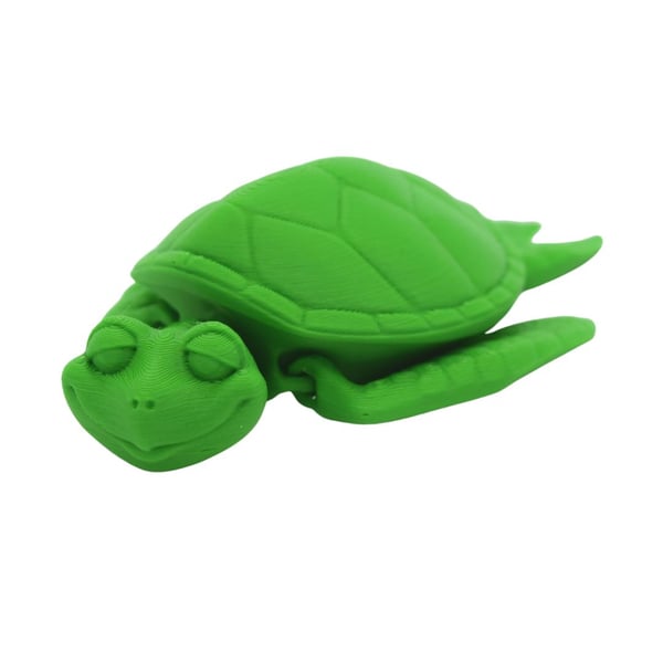 Flexi Turtle Green 12cm leketøy