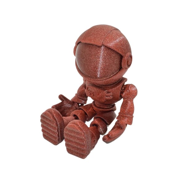 Flexi Astronaut visiirillä 18 cm lelu