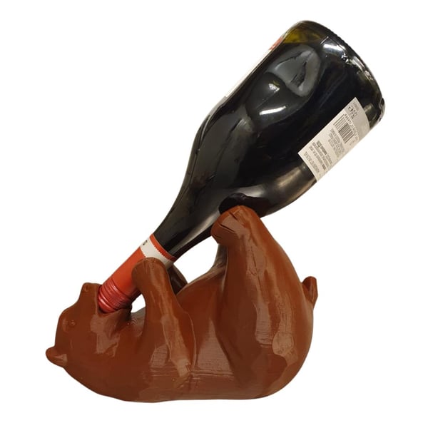Bear varm klem drikke vin flaske holder