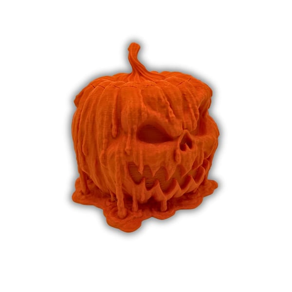 Halloween-gresskar-smeltende spøkelse Candy Bowl/Night Light
