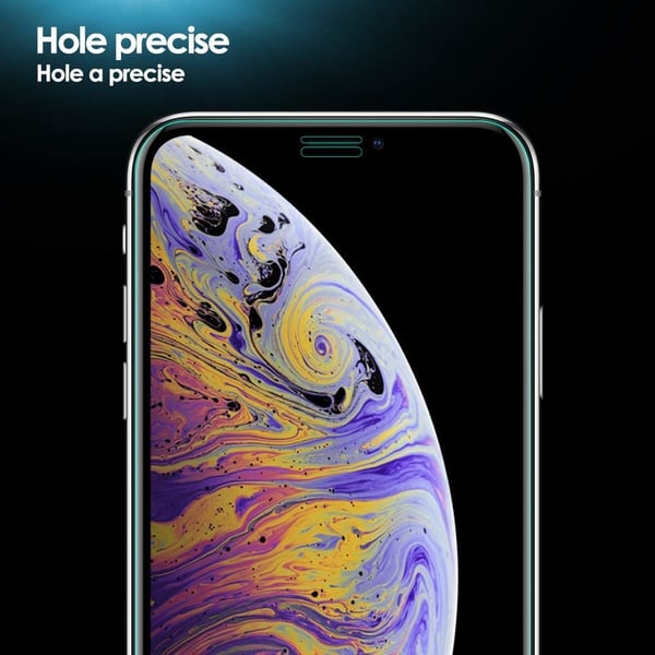 3x Herdet glassdeksel iPhone 11 Pro Max / Xs Max 5D Full Fit