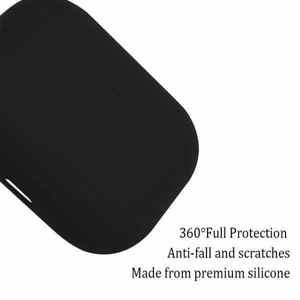 2x Silikon dekselveske til Apple Airpods PRO Black