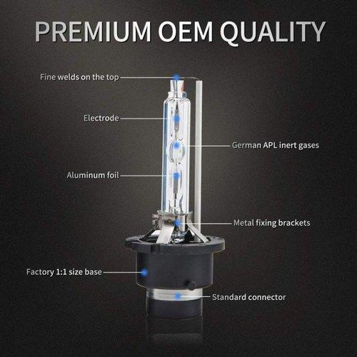 Xenon lamper, D4R 4000K, 2-pak