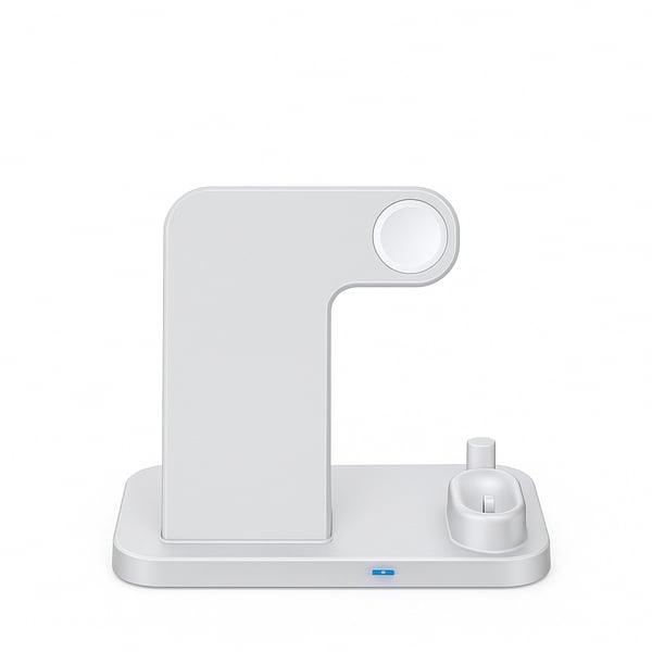 Hvit 4 - 1 ladestasjon for iPhone, Apple Watch, AirPods, Apple Pencil 1/2.