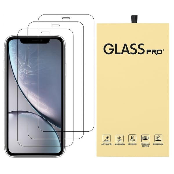 3X Herdet glassdeksel iPhone 11 Pro / X / Xs 5D Full Fit