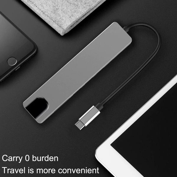 USB C Hub 8 i 1 Multiport-typ C-adapter med 4K HDMI-port......