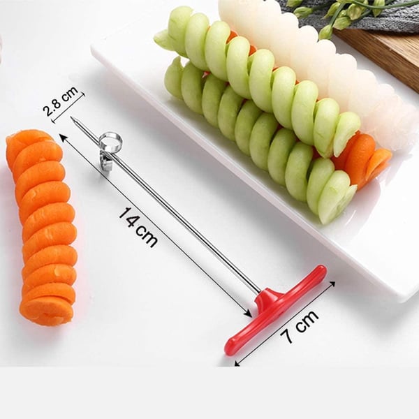 Spiral Slicer Vegetabilsk Cutter, Root Vegetable Cutter