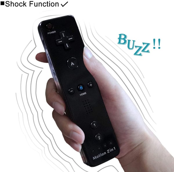 Wii Remote Plus + Nunchuck Motion Plus (musta)