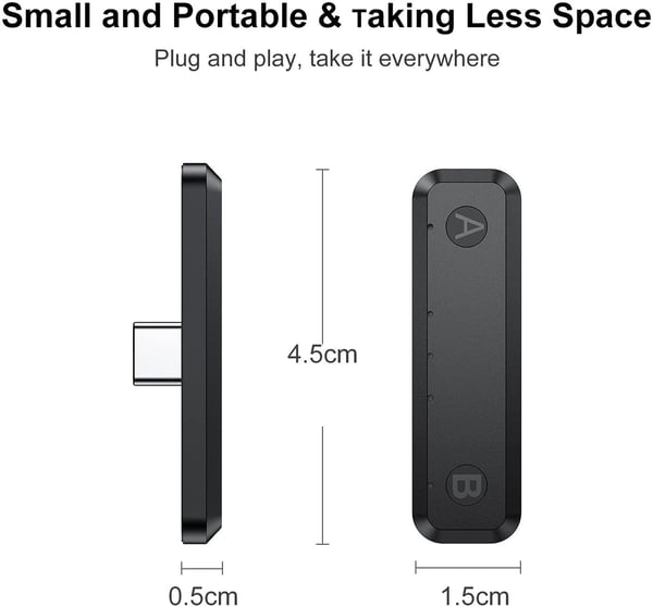 Bluetooth -adapter Kompatibel med Nintendo Switch / OLED / Lite, BT 5.0