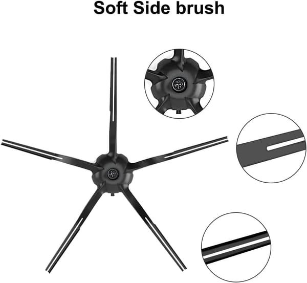 Lisävarusteet Roborock Q7 Max, Q7 Max+, Q7 Plus, T8 18 kpl Pääharja Sivuharja Hepa Filter Mop pölypussi