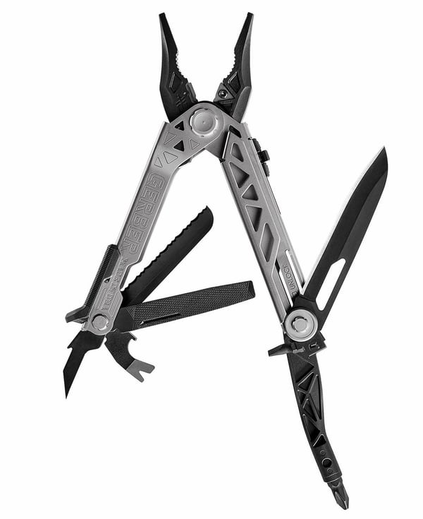 GERBER CENTER DRIVE STEINLESS/BLACK (multitool med fodral)