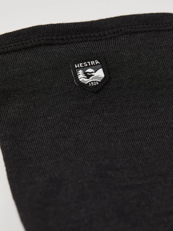 HESTRA MERINO WOOL LINER LONG 5-FINGER Black 9, liner handskar merinoull
