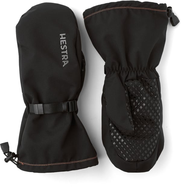 HESTRA PULL OVER MITT Black, Hestra skalhandske