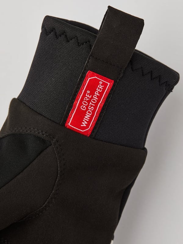 HESTRA WINDSTOPPER RACE TRACKER 3-FINGER Black