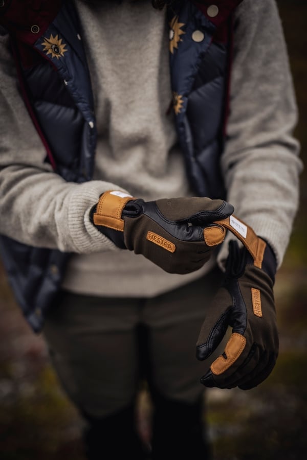 HESTRA FÄLT GUIDE GLOVE Natural Yellow/Offwhite, Hestra handskar Lars Fält