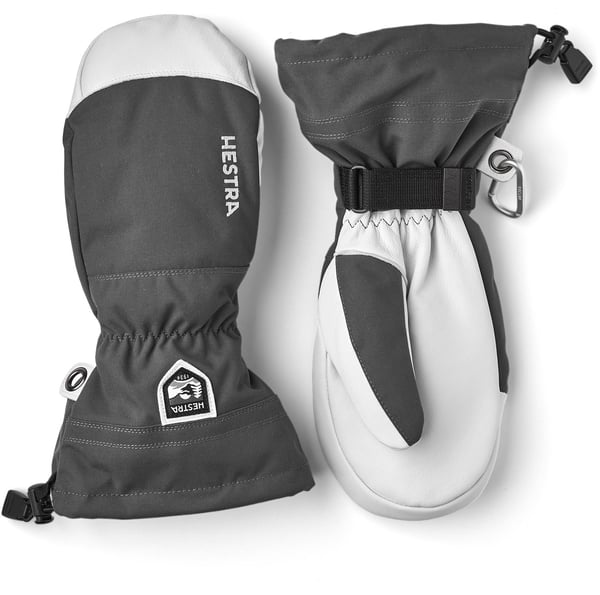 HESTRA ARMY LEATHER HELI SKI MITT grey