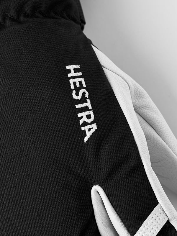 HESTRA ARMY LEATHER HELI SKI 3-FINGER 6 black