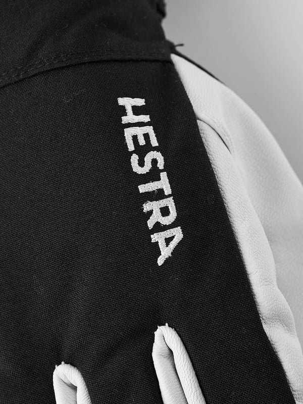 HESTRA ARMY LEATHER HELI SKI 5-FINGER 7 black