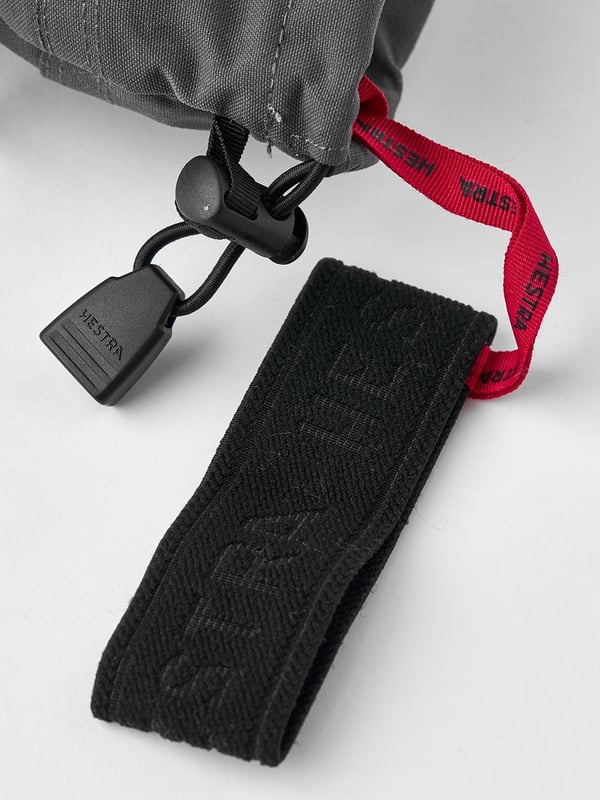 HESTRA ARMY LEATHER HELI SKI 5-FINGER grey