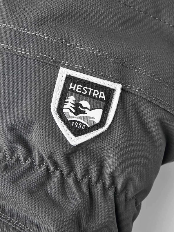 HESTRA ARMY LEATHER HELI SKI MITT grey