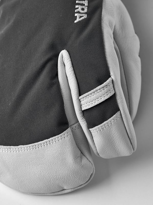HESTRA ARMY LEATHER HELI SKI 3-FINGER grey