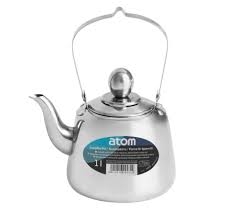 ATOM KAFFEPANNA OUTDOOR ROSTRFRITT STÅL 1L