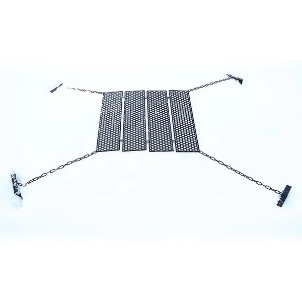 HÄLLMARK ELDGALLER 44 x 44 cm, eldgaller snö, eldunderlag snö, grillunderlag snö
