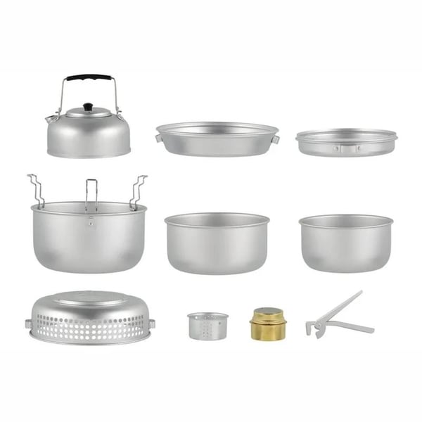 spritkök prepping, gaskök, BRIV STORMKÖK LARGE (OREGON TRAIL CAMPING COOKSET L)
