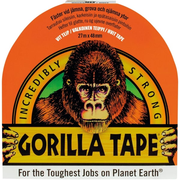 GORILLA VÄVTAPE SVART 48 mm - välj färg och längd