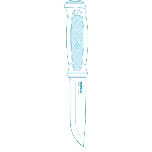 MORAKNIV GARBERG STEINLESS MED POLYMERSLIDA 13715