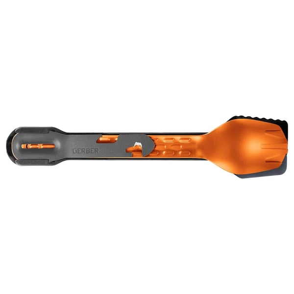 GERBER COMPLEAT BURNT ORANGE, bestickset Gerber, spork aluminium