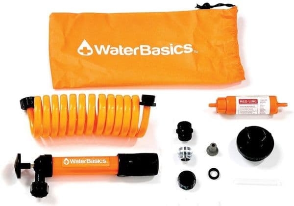 AQUAMIRA WATERBASICS EMERGENCY PUMP AND FILTER KIT, vattenreningsfilter med pump