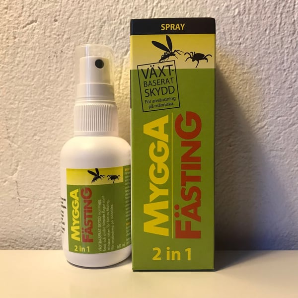 MYGGA FÄSTING 2in1 60 ML, myggmedel spray, fästingmedel