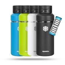 AQUAMIRA SHIFT FILTER BOTTLE 1L + RED-LINE, isolerad vattenflaska inbyggt filter
