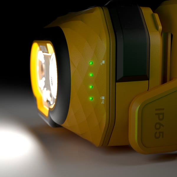 SILVA DISCOVER YELLOW, pannlampa 500 lumen