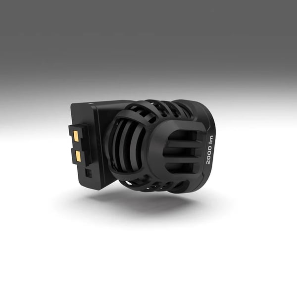 SILVA FREE 2000 S 38223, uppladdningsbar pannlampa 2000 lumen