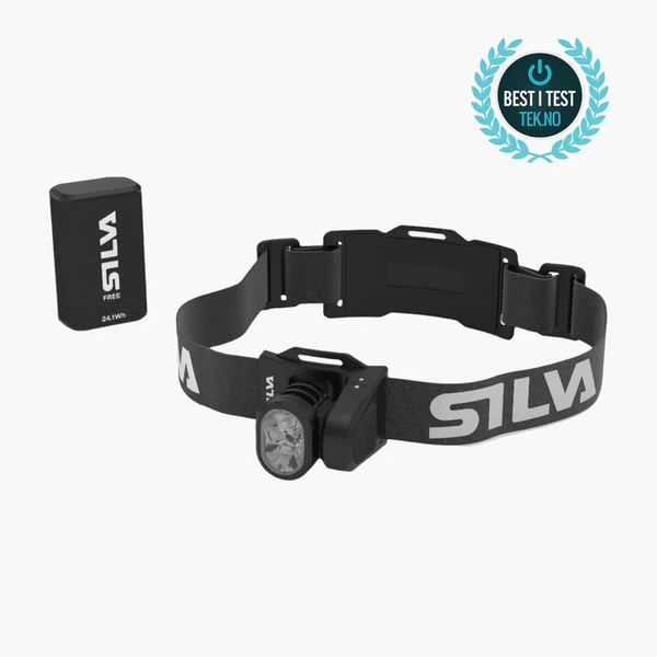 SILVA FREE 2000 S 38223, uppladdningsbar pannlampa 2000 lumen