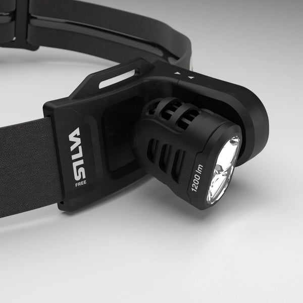 SILVA FREE 1200 M 38279, uppladdningsbar pannlampa 1200 lumen