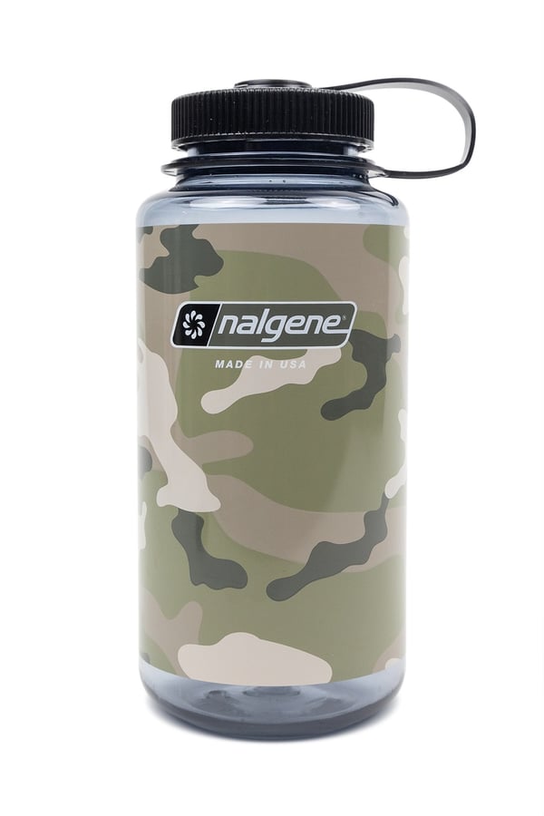 NALGENE WIDE MOUTH SUSTAIN 1L Gray with Black Camo (limited edition)