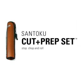 GSI SANTOKU CUT + PREP SET ,  matlagningskniv camping, vikbar skärbräda