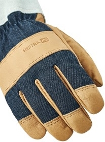 HESTRA JOB CLASSIC DENIM Storlek 9/L, Hestra arbetshandske ofodrad