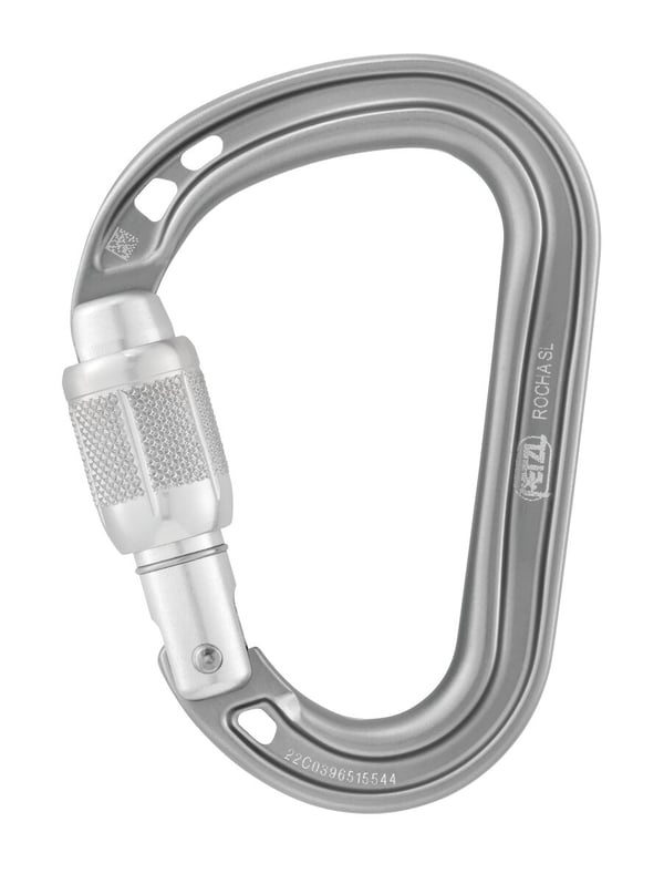 PETZL ROCHA SCREW-LOCK CARBINER, Petzl skruvkarbin