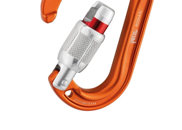 PETZL ROCHA SCREW-LOCK CARBINER, Petzl skruvkarbin
