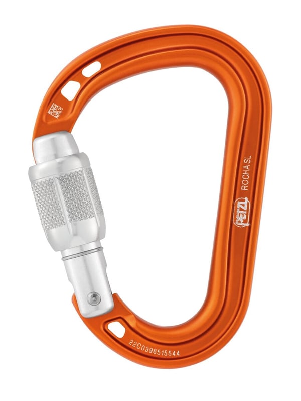 PETZL ROCHA SCREW-LOCK CARBINER, Petzl skruvkarbin