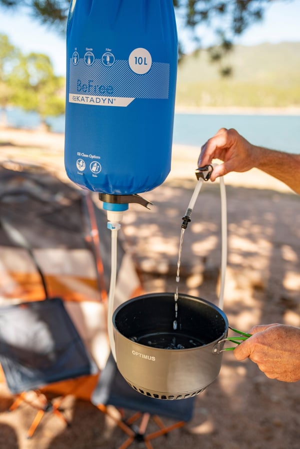 KATADYN BEFREE GRAVITY FILTER 10.0 L, vattenfiltersystem upphängningbart