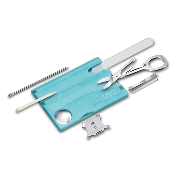 VICTORINOX SWISSCARD NAILCARE CLASSIC ice blue, nagelfil, nagelsax