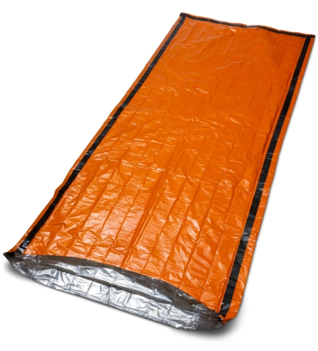 BRIV BIVY BAG/ EMERGENCY BIVY 215 x 90 cm,  värmereflekterande säck nödsituation