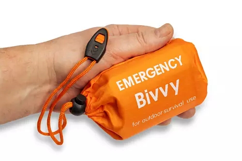 BRIV BIVY BAG/ EMERGENCY BIVY 215 x 90 cm,  värmereflekterande säck nödsituation