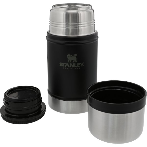 mattermos, STANLEY CLASSIC VACUUM FOOD JAR  0.7L BLACK, Stanley mattermos
